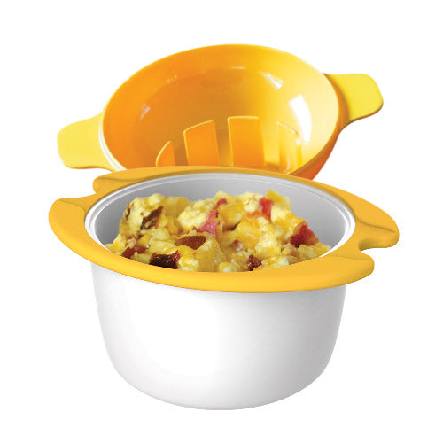 Microwave Scrambled Egg Cooker Silicone Egg Poacher Heat Resistant